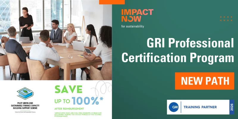 [30% off]  GRI Professional Certification Program - Under the Pilot Green and Sustainable Finance Capacity Building Support Scheme