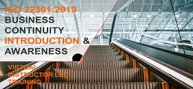 ISO 22301:2019 Business Continuity Management Systems Introduction & Awareness Training Course (VILT)