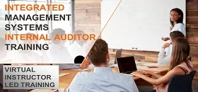 ISO 9001:2026, ISO 14001:2026, ISO 45001:2018 Integrated Management Systems Internal Auditor Training Course (VILT)